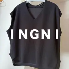 ニットトップス 黒　INGNI