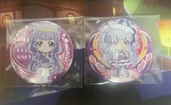 キュアアムール 映画 缶バッジ 2種 ※裏面汚れあり