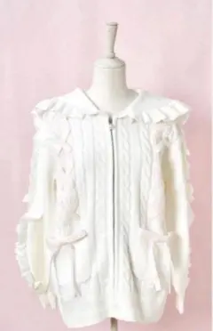 メルフィーメモリー Honey lace up knit