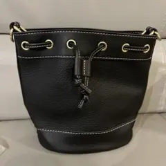 レザー巾着バッグ