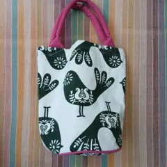 チャイハネ　ドラム型トートバッグ