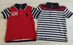 【美品】ポロラルフローレン　2枚セット　3/3T 100/56
