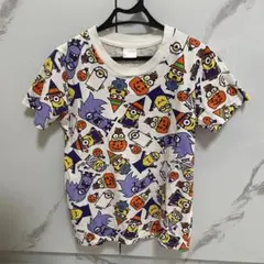 【USJ 】ミニオン ハロウィン 総柄半袖 Tシャツ　130 140 150のサムネイル