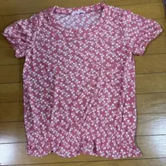 ALMA EN ROSE 半袖カットソー 総柄 ピンク サイズ40のサムネイル