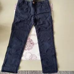 ネイビー ストライプ カジュアルパンツ 100cm以上