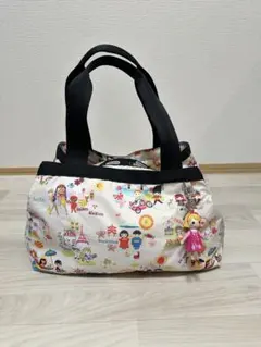 希少 超美品☆LeSportsac ボストン コラボ スモールワールド ブラック 2025年最新】レスポートサックスモールワールドの人気アイテム