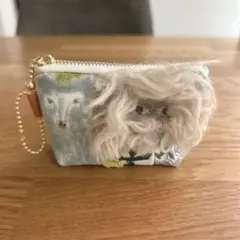 ミナペルホネン　ミニミニポーチ　レア　ハンドメイド