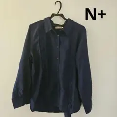 [N+]長袖ブラウス