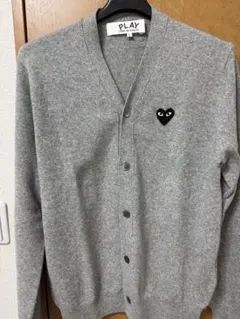 PLAY COMME des GARCONS カーディガン グレー Lのサムネイル