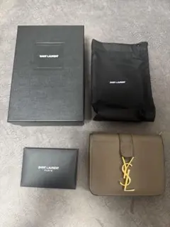 s*a様 SAINT LAURENT 二つ折り財布 グレー