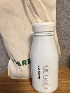 スターバックス　 ステンレスミニボトルホワイト　237ml