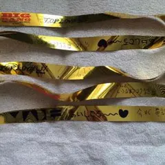 BIGBANG コンサート ペンライト 金テープ　バンド BIGBANG コンサート ペンライト 金テープ バンド 2025年最新