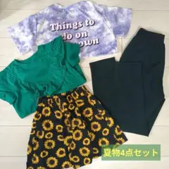 *:·✳夏物4点セット✳·*✼女の子150㌢、Ssize混合、GU