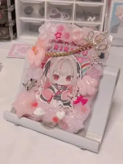 ホイップデコ トレカケース ピンク 量産型 ゆめかわ ハンドメイド 推し活