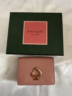 kate spade ピンク 三つ折り財布