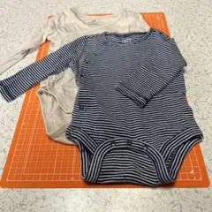 H&M オーガニックコットン ボディスーツ 2点セット