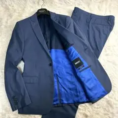 美品✨DKNY ダナキャランニューヨーク スーツ セットアップ 38 M ブルーのサムネイル
