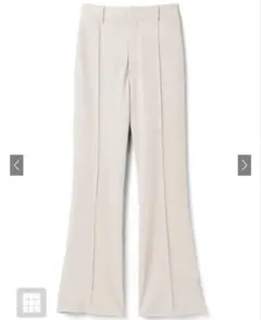 GRL センターピンタックフレアパンツ