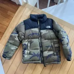 【THE NORTH FACE】キッズ ダウンジャケット ヌプシ 迷彩　140㎝