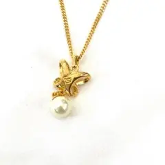 Y507-85 マリオバレンチノ ネックレス ゴールド パール アクセサリーのサムネイル