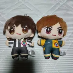 渋沢克朗　三上亮　ホイッスル!　ちょこ友　ぬいぐるみ　キーホルダー
