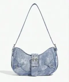 SHEIN ブルーハンドバッグ デニム風