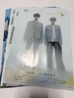 Stagefan vol.54 宮舘涼太 松倉海斗 切り抜き