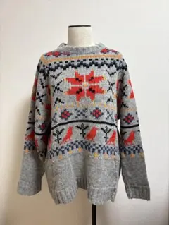 週末限定値下げ！　KHOKI コッキ　 24AW ノルディックセーター サイズ1 Yahoo!オークション - 新品未使用 KHOKI / コッキ 24AW Nordic sweater