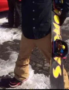 LOCAL MOTION スノーボードパンツ ベージュ