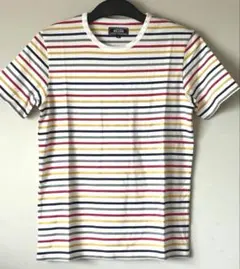 ビームス ボーダー Tシャツ M レッド マルチカラー　赤 beams
