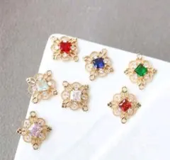 カラフル　ハンドメイド　パーツ