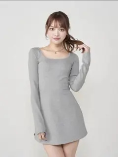 Darich シルエットカットミニワンピース