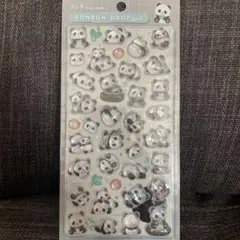 【正規品】ボンボンドロップシール　パンダ