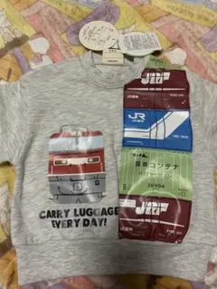 【新品未使用】JR貨物柄　トレーナー　80センチ