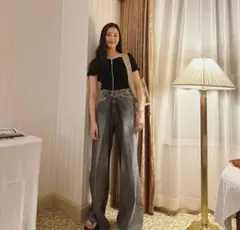 新木優子着用JOHN LAWRENCE SULLIVAN washeddenimのサムネイル