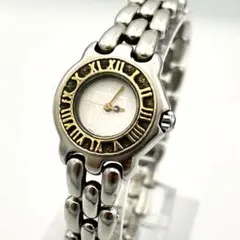 【稼働】SEIKO プレサージュ 腕時計 ローマン コンビ ドレスウォッチ