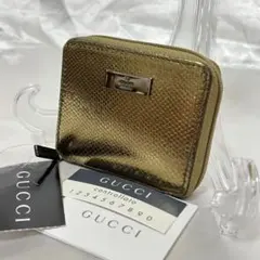 ◆S7016 GUCCI グッチ 激レア リザード レザー ターンロック金具 ヴィンテージ 2WAY ショルダー バッグ 良品