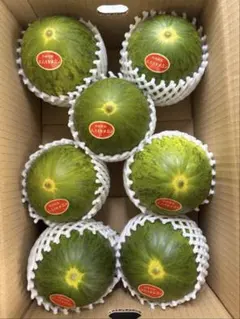 産地直送！甘いパパイヤメロン！肉厚で甘くて美味しい❗️7玉入り！箱込4.8キロ前後のサムネイル