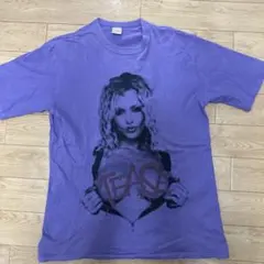 SCANNER Tシャツ パープル フォトプリント