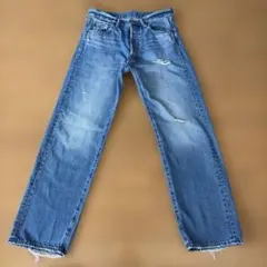 美品 BACK NUMBER ダメージデニム ウエスト76cm ストレート