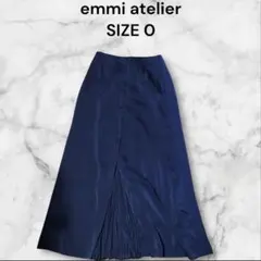 ②emmi atelier フレアスカート ネイビー サイズ0のサムネイル