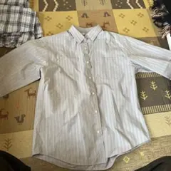GU ストライプ ボタンダウンシャツ XL