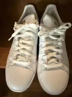 替え紐付 adidas Stan Smith ホワイト ゴールド - メルカリ