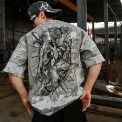 国内正規 S MONCLER ペンキ ペイント Tシャツ モンクレール メンズ 