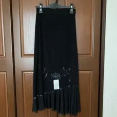レディース ロングタイトスカート　ダンス　フォーマル　黒