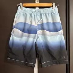 GAP ハーフパンツ150cmグラデーションボーダー 水色ジュニアほぼ未使用
