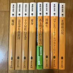 【即買いOK】東野圭吾 8冊まとめ売りセット 講談社文庫 ミステリー小説のサムネイル