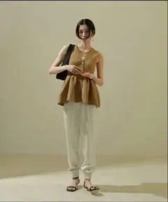 アダムエロペ／SALON adam et rope' ブライトジョガーパンツ