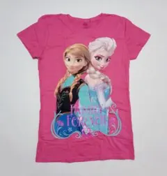 アナと雪の女王 Tシャツ ピンク サイズXL 150 未使用品 USA購入