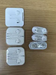 Apple純正品　有線イヤフォン３つ＋α